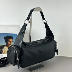Elegant Cowhide Leather Shoulder Bag