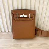 Sophisticated Cowhide Leather Shoulder Bag