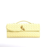 Woven clutch bag