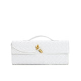 Woven clutch bag