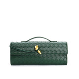 Woven clutch bag