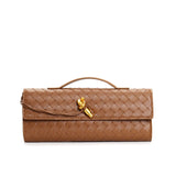 Woven clutch bag