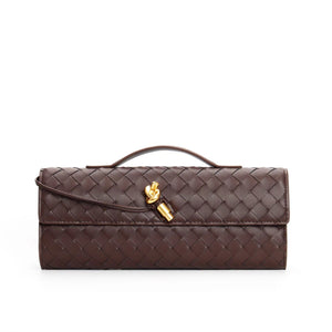 Woven clutch bag