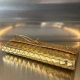 Woven clutch bag
