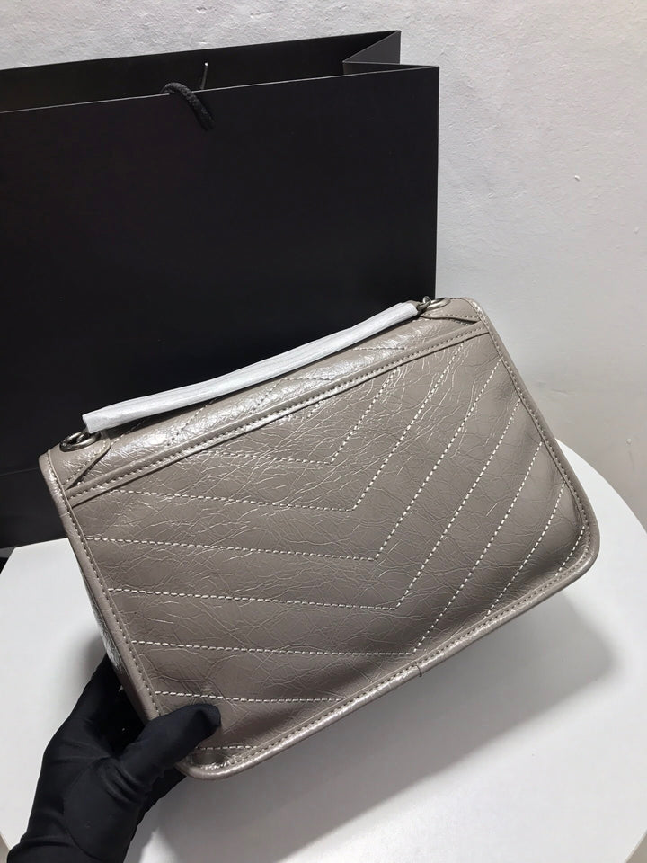 Shoulder Bag - Calfskin Leather